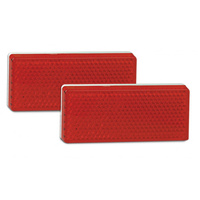LED Autolamp 7030R Red Reflector Pack of 2 Chev, GMC & Nissan 