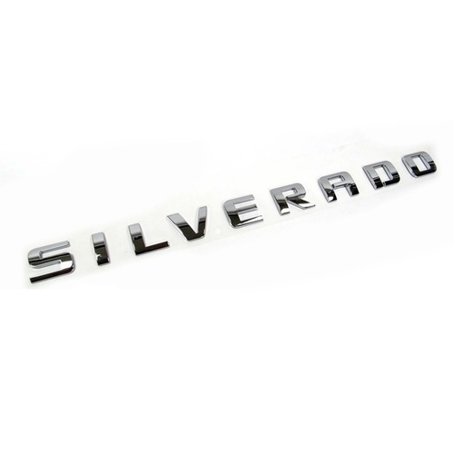 Chevrolet Chrome Tailgate Nameplate Silverado 2007-2019